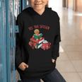 Cute Gingerbread Man Reading Book Nerd Christmas Bookish Graphic Youth Hoodie Cute Gingerbread Man Reading Book Nerd Christmas Bookish Graphic Youth Hoodie