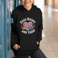 Dogs Books And Yarn Crocheting Graphic Youth Hoodie