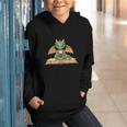Dragon Reading Book Bookworm Graphic Youth Hoodie
