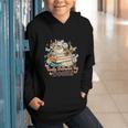 Easily Distracted By Books Book Wildflowers Book Lovers Graphic Youth Hoodie Easily Distracted By Books Book Wildflowers Book Lovers Graphic Youth Hoodie