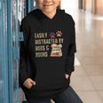 Easily Distracted By Dogs And Books Pets Books Lovers Graphic Youth Hoodie Easily Distracted By Dogs And Books Pets Books Lovers Graphic Youth Hoodie