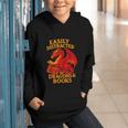 Easily Distracted By Dragons And Books Reading Graphic Youth Hoodie