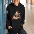 Elizabeth I Reading A Book Graphic Youth Hoodie Elizabeth I Reading A Book Graphic Youth Hoodie