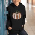 Fall Book Pumpkin Halloween Teacher Librarian Thanksgiving Graphic Youth Hoodie