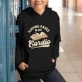 Flipping Pages Is My Cardio Book Lover Reading Bookworm Graphic Youth Hoodie