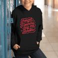 Forget Flowers Buy Me Books Valentine Bookish Book Lover Graphic Youth Hoodie