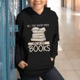All The Good Men Are In My Books Romance Novel Graphic Youth Hoodie