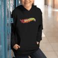 Hot Wheels Comic Book Fire Logo Graphic Youth Hoodie