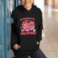 HUGvyn All Booked For Valentines Teacher Book Reading Heart Graphic Youth Hoodie