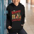 I'm Booked For The Holidays Christmas Reading Bookworm Xmas Graphic Youth Hoodie