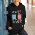 I'm So Glad We'Re On The Same Page Book Lover Writer Graphic Youth Hoodie I'm So Glad We'Re On The Same Page Book Lover Writer Graphic Youth Hoodie