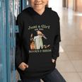 Just a Girl Who Loves Books And Birds Book Reading Bird Love Graphic Youth Hoodie