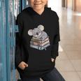 Koala Reading Book Pajama Sleep Graphic Youth Hoodie
