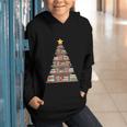 Literary Book Tree Bookish Shelf Art For Avid Readers Graphic Youth Hoodie
