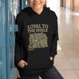 Loyal To The Shelf Knight Panther Book Lover Graphic Youth Hoodie