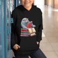 Manatee Reading Books Matching Bookworm Readers Librarian Graphic Youth Hoodie