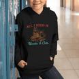 All I Need Is Books & Cats Cozy Graphic Youth Hoodie All I Need Is Books & Cats Cozy Graphic Youth Hoodie