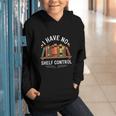 I Have No Shelf Control Book Lover Reading Humor Quote Graphic Youth Hoodie
