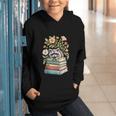 Raccoon Books Reading Flowers Graphic Youth Hoodie