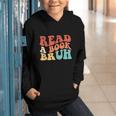 Read A Book Bruh Read Reading Librarian Boys Teen Kids Graphic Youth Hoodie