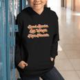 Read Books Lift Weights Fight Fascists Retro Reading Graphic Youth Hoodie