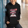 Read Your Heart Out Valentines Day Reading Book Kids Teacher Graphic Youth Hoodie