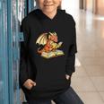 Reading Dragon Book Lover Bookworm Reader Graphic Youth Hoodie Reading Dragon Book Lover Bookworm Reader Graphic Youth Hoodie