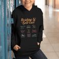 Reading Is Self Care Mental Health Read More Book Graphic Youth Hoodie