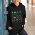 Reading Is Snow Much Fun Winter Bookworm Reading Book Lovers Graphic Youth Hoodie