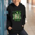 Retro Book Lucky Reading Teacher St Patrick's Day -Adults Small Cotton Blend Polyester Blend Short Sleeve Graphic Youth Hoodie