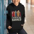 Support Banned Books Freedom I'm With The Banned Graphic Youth Hoodie