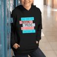 Threadless Grey Sky Chai Trans Book Pride Graphic Graphic Youth Hoodie