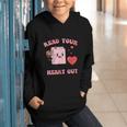 Valentines Day Book Read Your Heart Out Women Men Kids Graphic Youth Hoodie