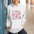 100 Days Of School Coquette Bow School Bus Pencil Books Graphic Youth Hoodie 100 Days Of School Coquette Bow School Bus Pencil Books Graphic Youth Hoodie