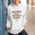 Book Lovers Reading For Teachers Students Librarians Graphic Youth Hoodie