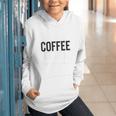 I Like Coffee My Books And Maybe Like 3 People Book Lover Graphic Youth Hoodie