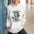 I Like My Coffee ICY & My Books Spicy For Book Lovers Graphic Youth Hoodie I Like My Coffee ICY & My Books Spicy For Book Lovers Graphic Youth Hoodie