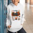 Cozy Reading Cabin Retreat Fall Bookish Autumn Cozy Reader Graphic Youth Hoodie