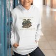 Easily Distracted By Books And Dragons Graphic Premium Graphic Youth Hoodie