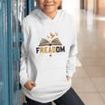 Freadom Anti Banned Books Lovers Reading Librarian Bookworm Graphic Youth Hoodie