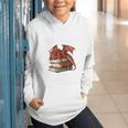 I Read Because Roasting People Is Frowned Upon Dragon Book Premium Tri-Blend Graphic Youth Hoodie