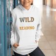 Reading Lover Apparel Wild About Reading Reading Books Graphic Youth Hoodie