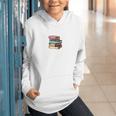 Retro Sometimes I Think I Read Too Much For Book Lover Graphic Youth Hoodie