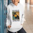 That's What I Do I Read Books I Drink Wine And I Know Things Graphic Youth Hoodie