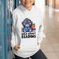 Wild About Reading Book Lover Gorilla Graphic Youth Hoodie