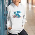 In A World Full Of Bookworms Be A Book Dragon Graphic Youth Hoodie