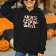 In My Author Era Writer Reading Writing Book Author Graphic Youth Hoodie