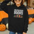 Never Too Many Books Read Book Reading Librarian Men Women Graphic Youth Hoodie