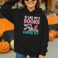 I Like My Books Spicy Coffee ICY Graphic Youth Hoodie I Like My Books Spicy Coffee ICY Graphic Youth Hoodie