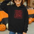 Forget Flowers Buy Me Books Valentine Book Lover Graphic Youth Hoodie